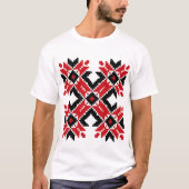 Oost-Europa patroon, traditionele folklore, folklo T-shirt (Voorkant)