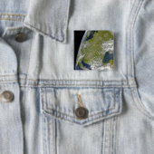 Oost-Europa Vierkante Button 5,1 Cm (In situ)