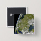 Oost-Europa Vierkante Button 5,1 Cm (Voorkant /achterkant)