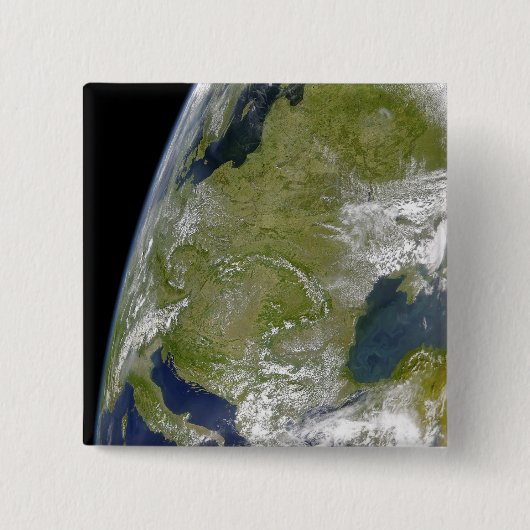 Oost-Europa Vierkante Button 5,1 Cm (Voorkant)