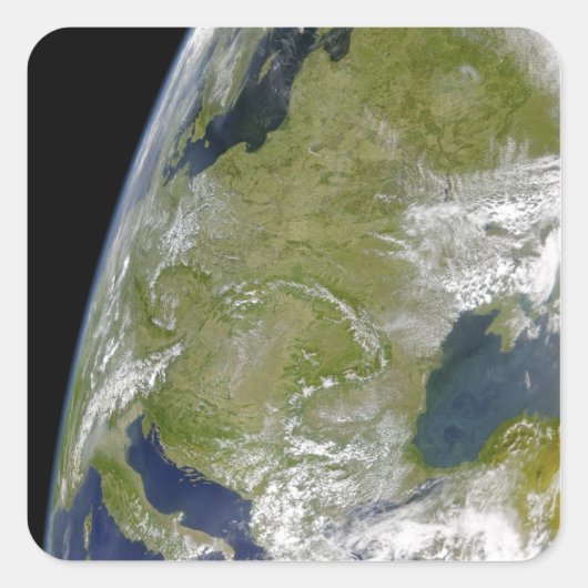 Oost-Europa Vierkante Sticker (Voorkant)