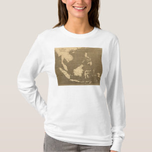 Oost-India eilandenkaart door Arrowsmith T-shirt