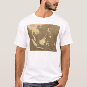 Oost-India eilandenkaart door Arrowsmith T-shirt