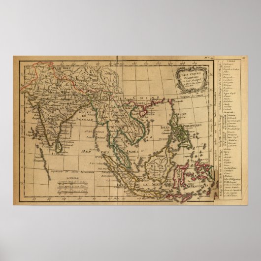 Oost-India Poster (Voorkant)