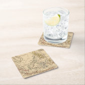 Oost-India Vierkante Kartonnen Onderzetter (Insitu)