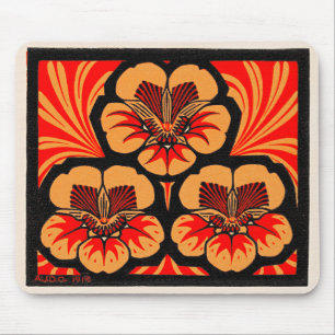Oost-Indische Kers, art nouveau, Muismat