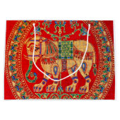 Oost-Indische olifantendruk Groot Cadeauzakje (Voorkant)