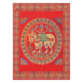 Oost-Indische olifantendruk Tafelkleed (Voorkant)