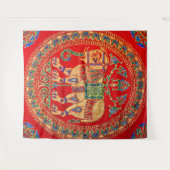 Oost-Indische olifantendruk Wandkleed (Voorkant (horizontaal))