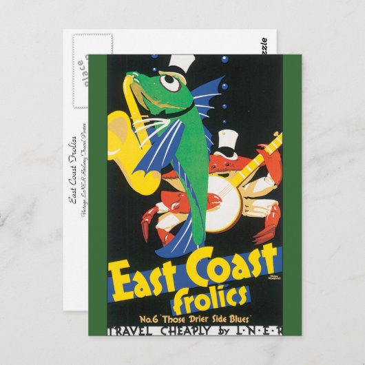 Oost-Kustvorken Briefkaart (Voorkant / Achterkant)