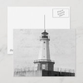 Oost-liefdadigheidsvuurtoren Briefkaart (Voorkant / Achterkant)