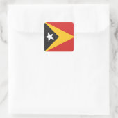 Oost-Timor Vierkante Sticker (Tas)