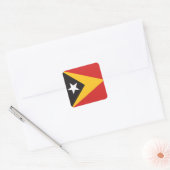 Oost-Timor Vierkante Sticker (Envelop)