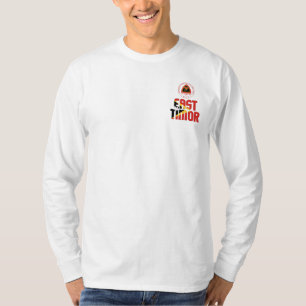 Oost-Timor Vlag en Wapen Patriottisch T-shirt