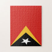 Oost-Timor - vlag - Legpuzzel (Verticaal)
