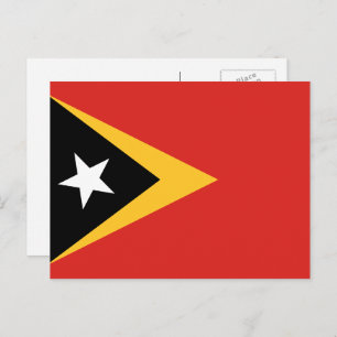 Oost-Timorese vlag, vlag van Oost-Timor Briefkaart