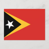 Oost-Timorese vlag, vlag van Oost-Timor Briefkaart (Voorkant)