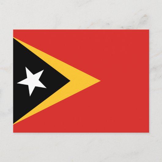 Oost-Timorese vlag, vlag van Oost-Timor Briefkaart (Voorkant)