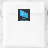 Oost-Turkestaanse vlag Sticker (Tas)