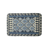 oost-Turks Perzisch tapijtblauw Badmat (Voorkant)