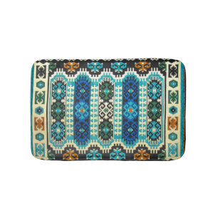 oost-Turks Perzisch tapijtblauw Badmat