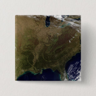 Oost-Verenigde Staten 3 Vierkante Button 5,1 Cm