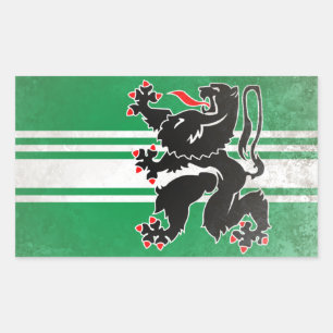 Oost-Vlaanderen Rechthoekige Sticker