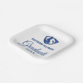 Oostelijk Illinois Panthers Head en Wordmark Logo Papieren Bordje (Gebogen)