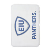 Oostelijk Illinois Panthers Shield & Wordmark Logo Badmat (Voorkant Verticaal)