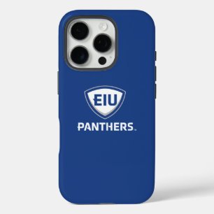 Oostelijk Illinois Panthers Shield & Wordmark Logo iPhone 16 Pro Hoesje