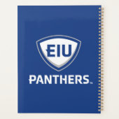 Oostelijk Illinois Panthers Shield & Wordmark Logo Planner (Achterkant)