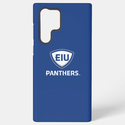 Oostelijk Illinois Panthers Shield & Wordmark Logo Samsung Galaxy Hoesje (Achterkant)