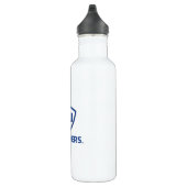 Oostelijk Illinois Panthers Shield & Wordmark Logo Waterfles (Rechts)