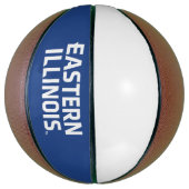 Oostelijk Illinois University Wordmark Logo Basketbal (Verticaal)