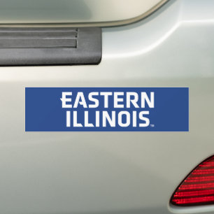 Oostelijk Illinois University Wordmark Logo Bumpersticker