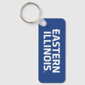 Oostelijk Illinois University Wordmark Logo Sleutelhanger (Voorkant)