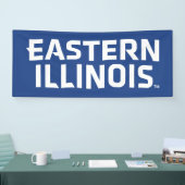 Oostelijk Illinois University Wordmark Logo Spandoek (Beurs)