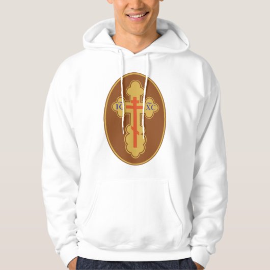 Oostelijk Orthodoxe Kruis Hoodie (Voorkant)