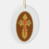 Oostelijk Orthodoxe Kruis Keramisch Ornament (Rechts)