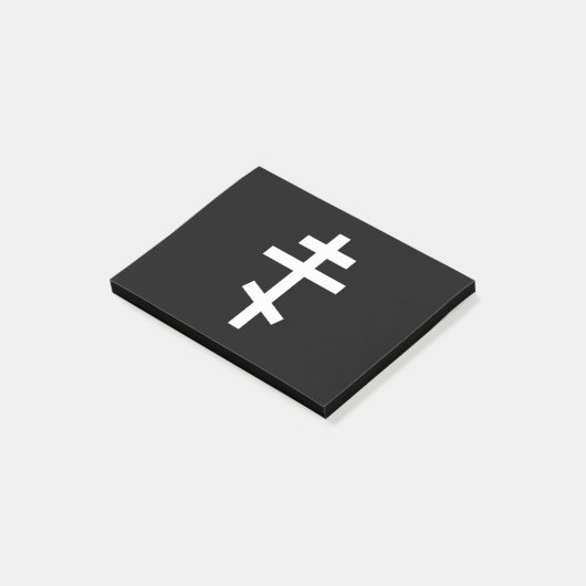 Oostelijk Orthodoxe Kruis Post-it® Notes (Schuin)