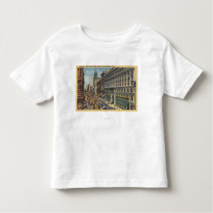 Oostelijk Uitzicht van de Markt St. van Powell St. Kinder Shirts