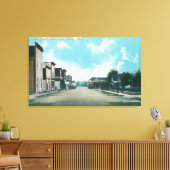Oostelijk Uitzicht van Main Street Canvas Afdruk (Insitu (Woonkamer))