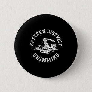 Oostelijk Zwemmen Retro In Deproblemen Gebracht Zw Ronde Button 5,7 Cm