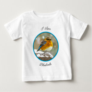 Oostelijke Bluebird in Snow - Originele Foto