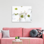 Oostelijke Dogwood Blossom - Cornus florida Canvas Afdruk (Insitu (Woonkamer))
