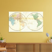 oostelijke en Westerne halfronden Canvas Afdruk (Insitu (Woonkamer))