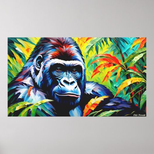 OOSTELIJKE GORILLA POSTER (Voorkant)