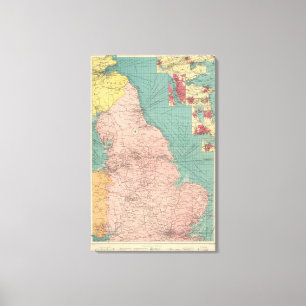Oostelijke havens van de Grote Brit Canvas Afdruk