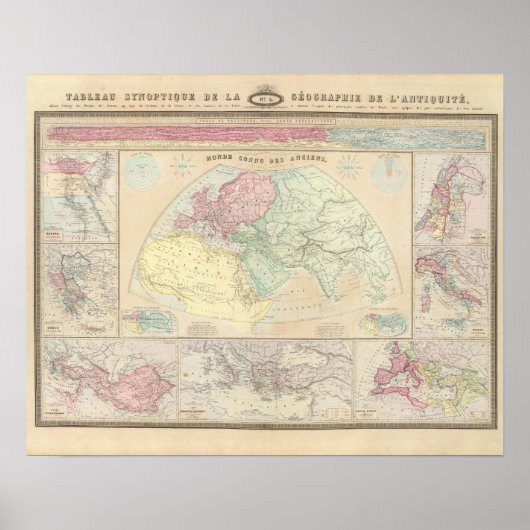 Oostelijke Hemisphere Poster (Voorkant)