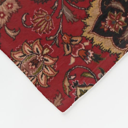 oostelijke  Perzisch Patroon Fleece Deken (Hoek)